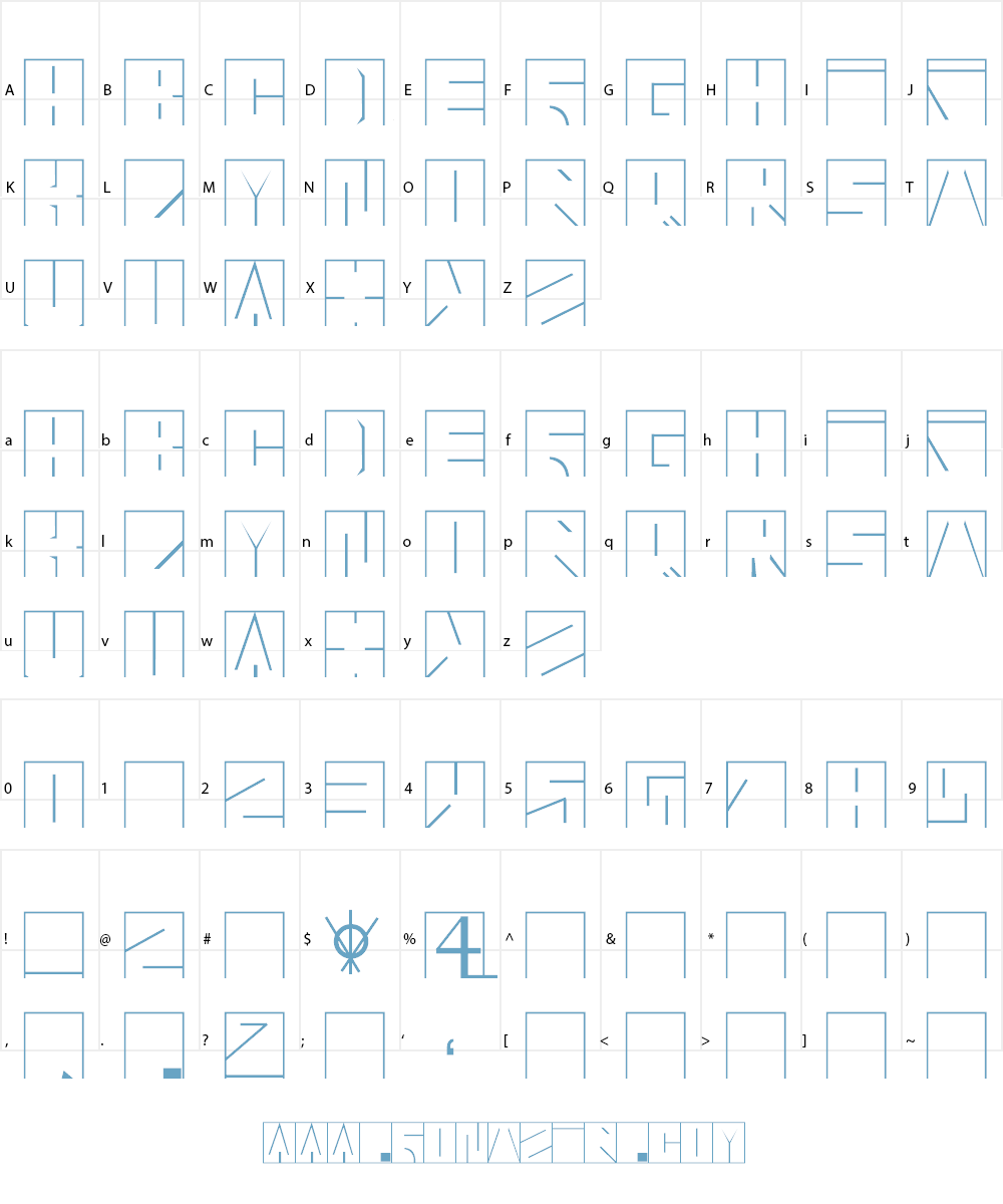 Blaise Font Character